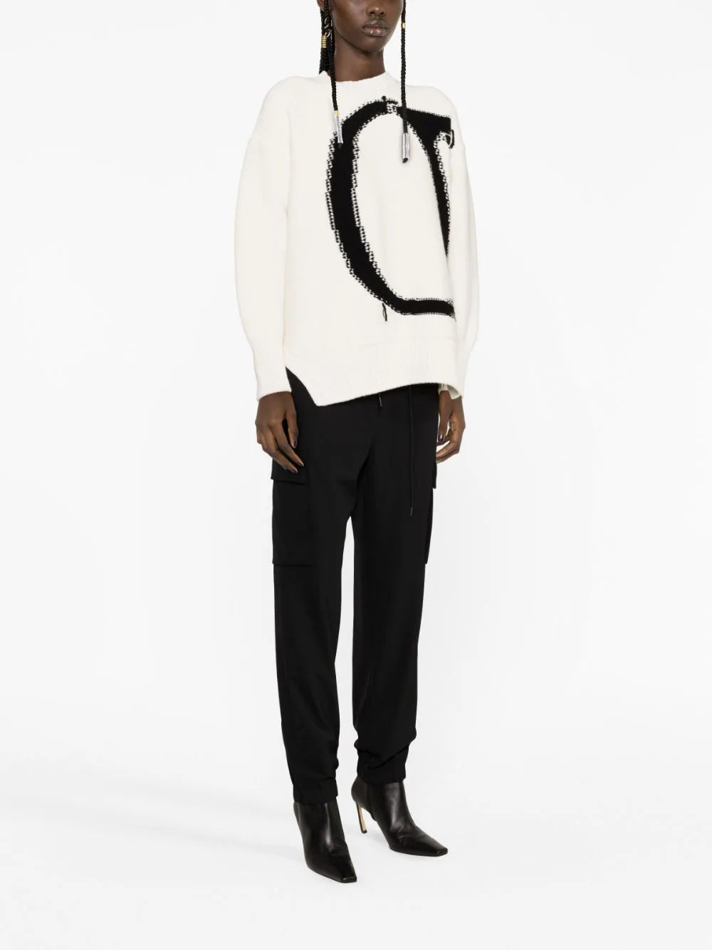 OFF-WHITE Ow Maxi Logo Jumper