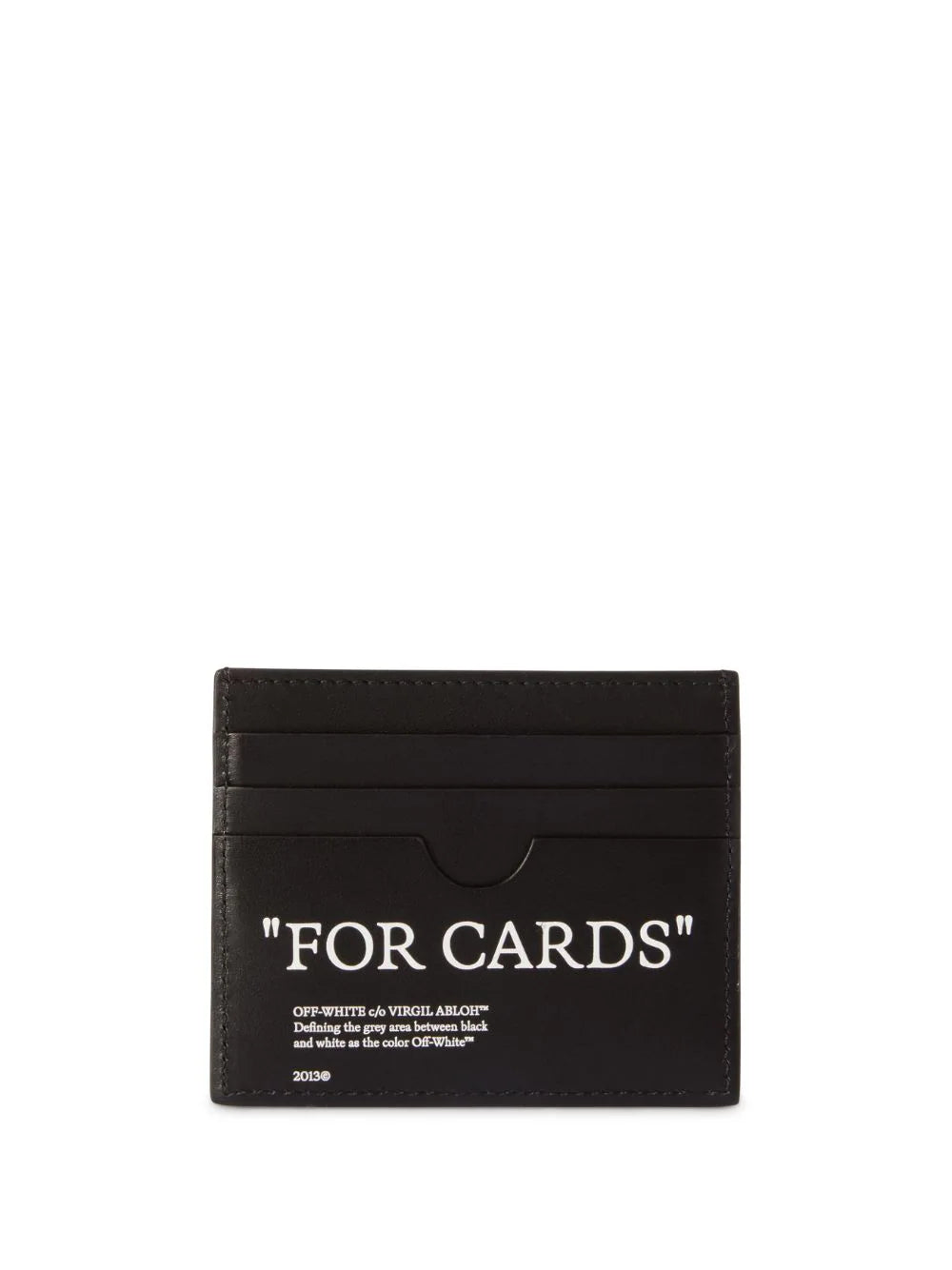 OFF-WHITE Quote Bookish Card Case