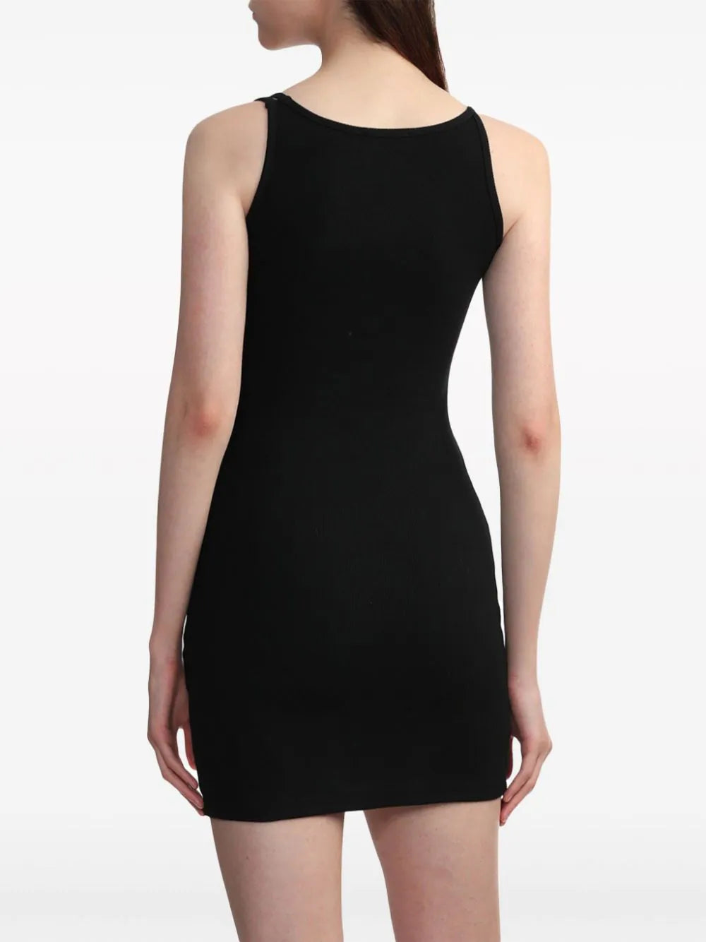 OFF-WHITE Short Ribbed Dress With Off Logo
