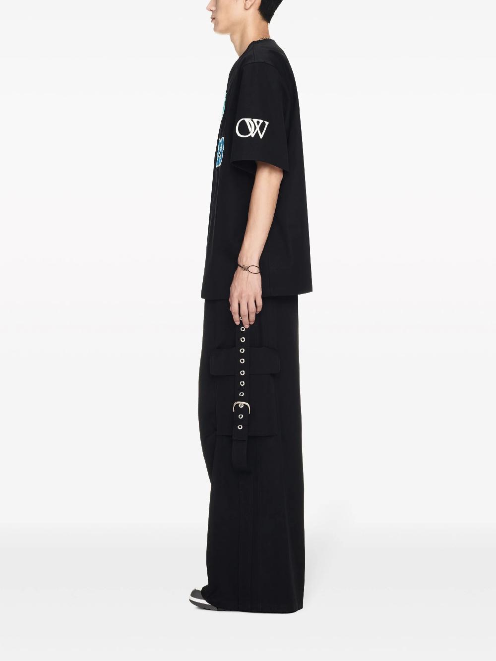 OFF-WHITE Short-sleeved Shirt With Baseball Logo