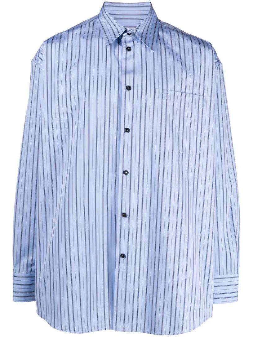 OFF-WHITE Striped shirt with logo