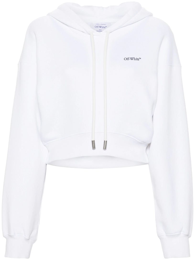 OFF-WHITE Xray arrow crop sweatshirt