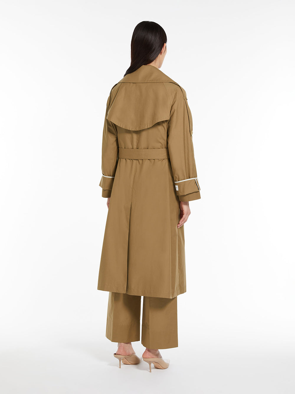 Max Mara Oversized Trench Coat In Water-resistant Twill