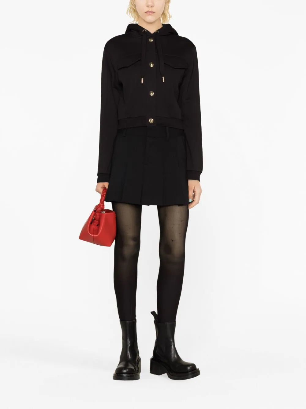P.A.R.O.S.H. Plisse' Mini Skirt