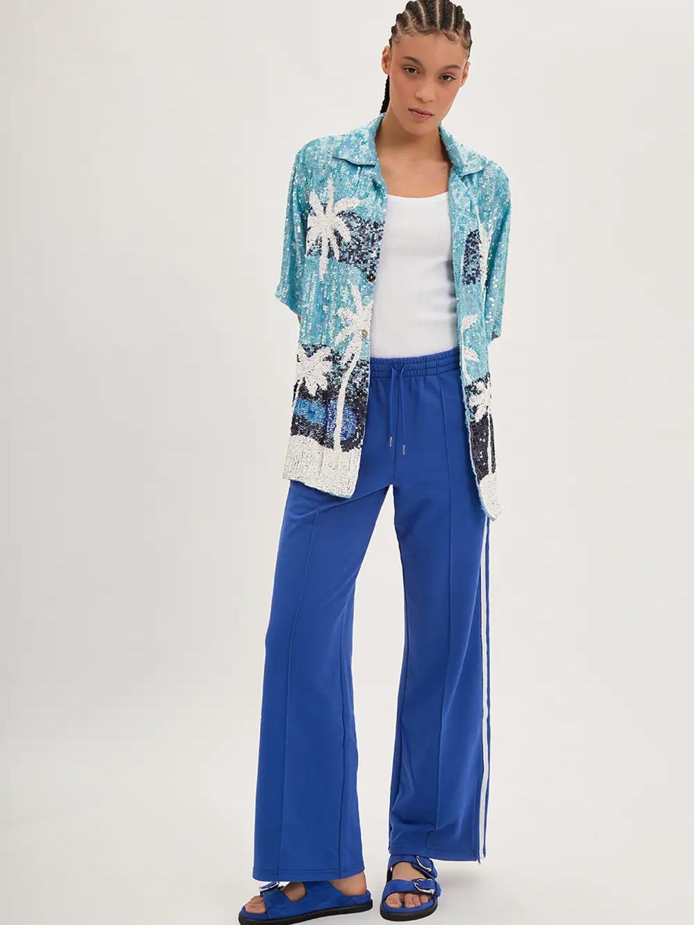 P.A.R.O.S.H. Sequins Palms Shirt