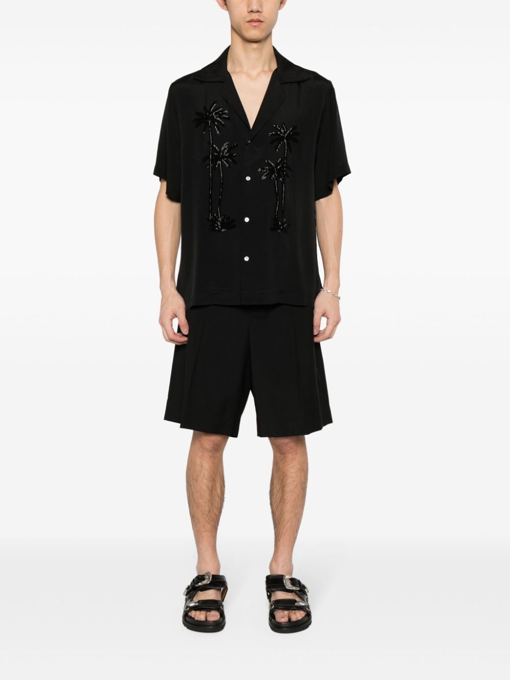 P.A.R.O.S.H. Shirt With Embellished Palms