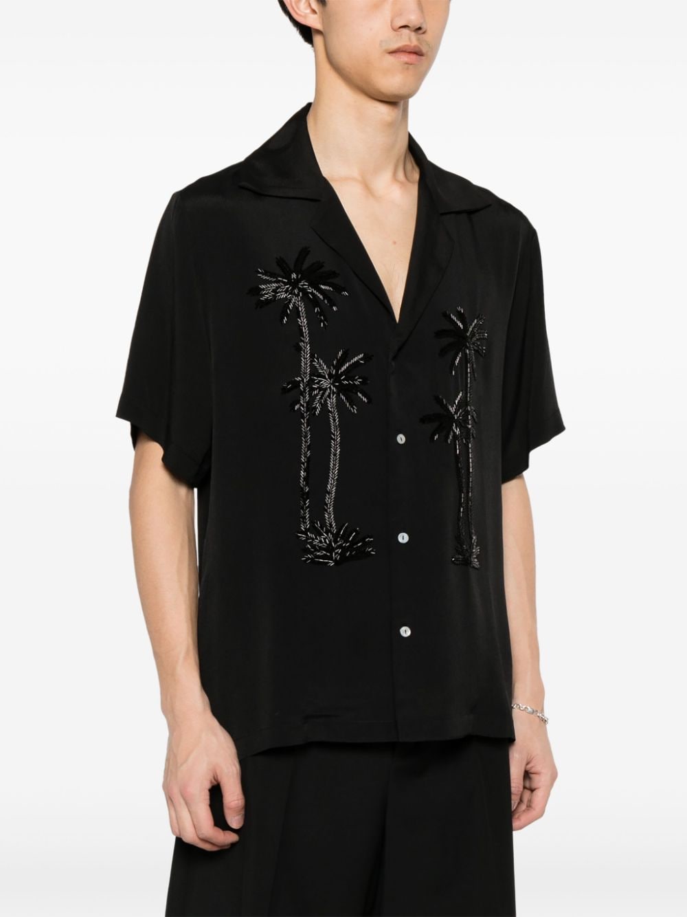 P.A.R.O.S.H. Shirt With Embellished Palms