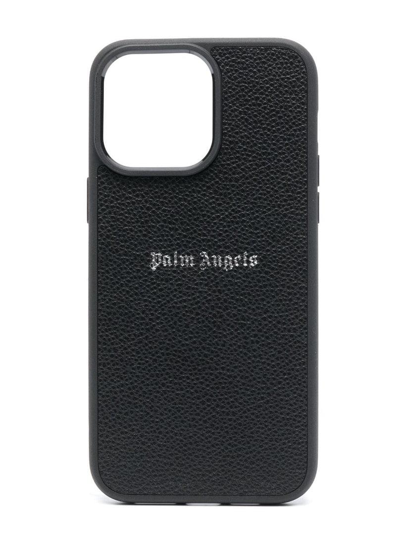 PALM ANGELS Basic logo iphone case 14pro