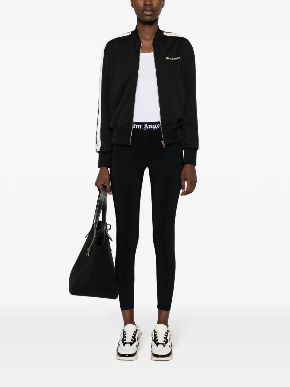 PALM ANGELS Bomber Sports Jacket With Logo