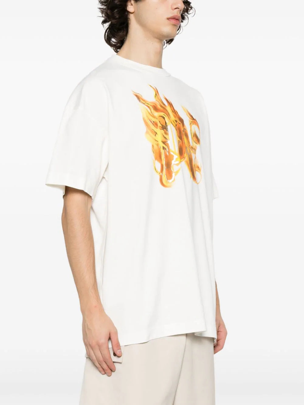 PALM ANGELS Burning Monogram T-shirt