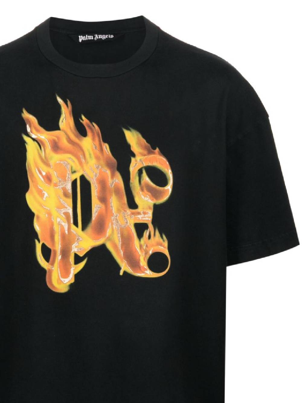 PALM ANGELS Burning Monogram T-shirt