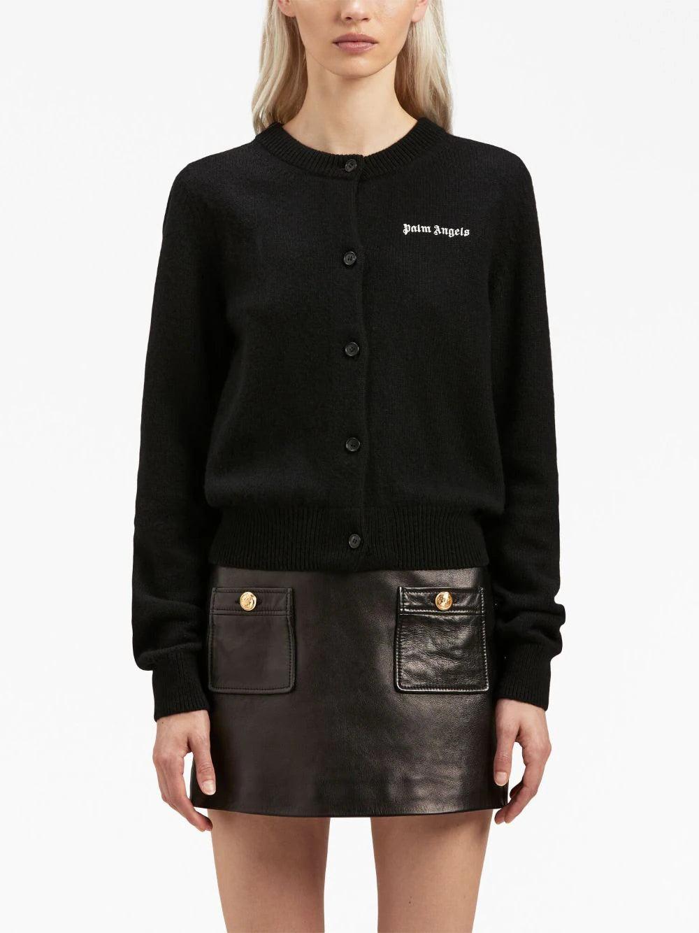 PALM ANGELS Classic Logo Cardigan