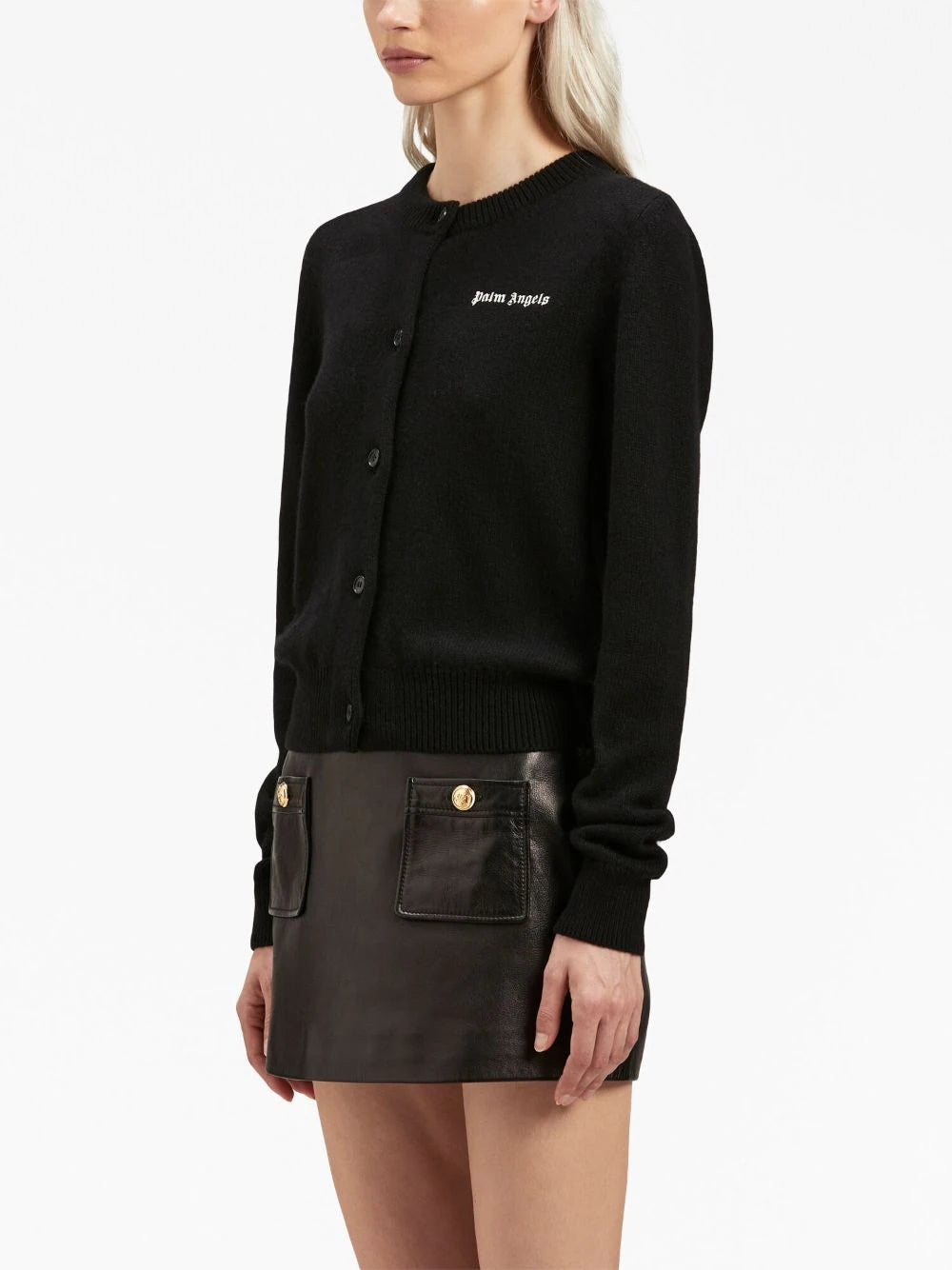 PALM ANGELS Classic Logo Cardigan