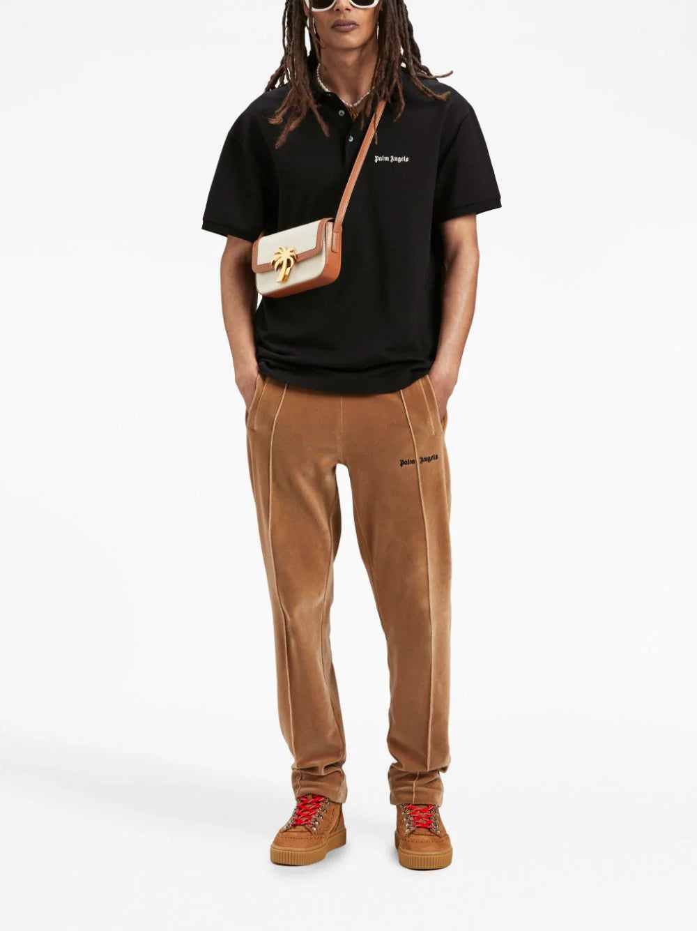 PALM ANGELS Classic Logo Polo Shirt