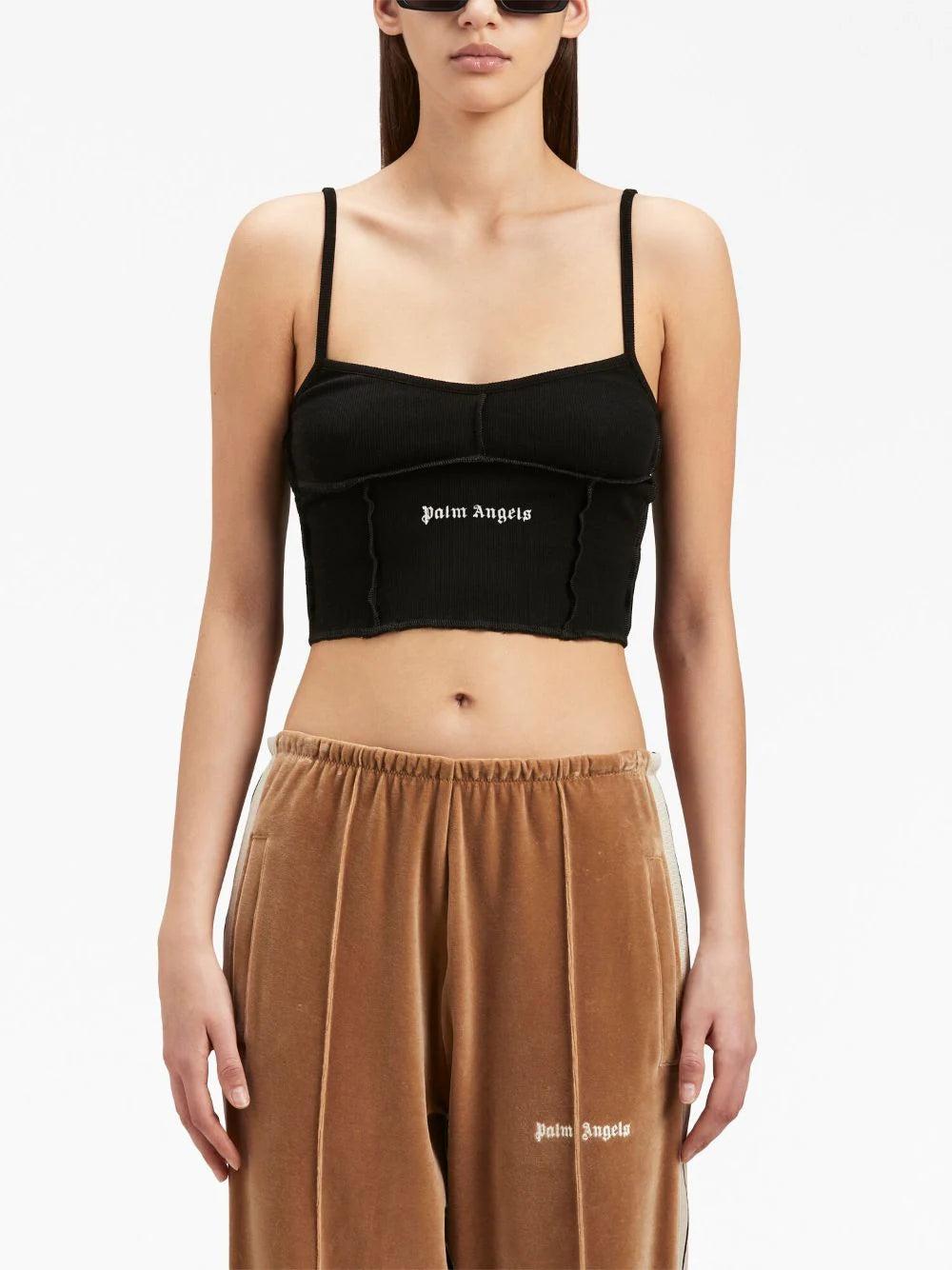 PALM ANGELS Classic Logo Rib Top