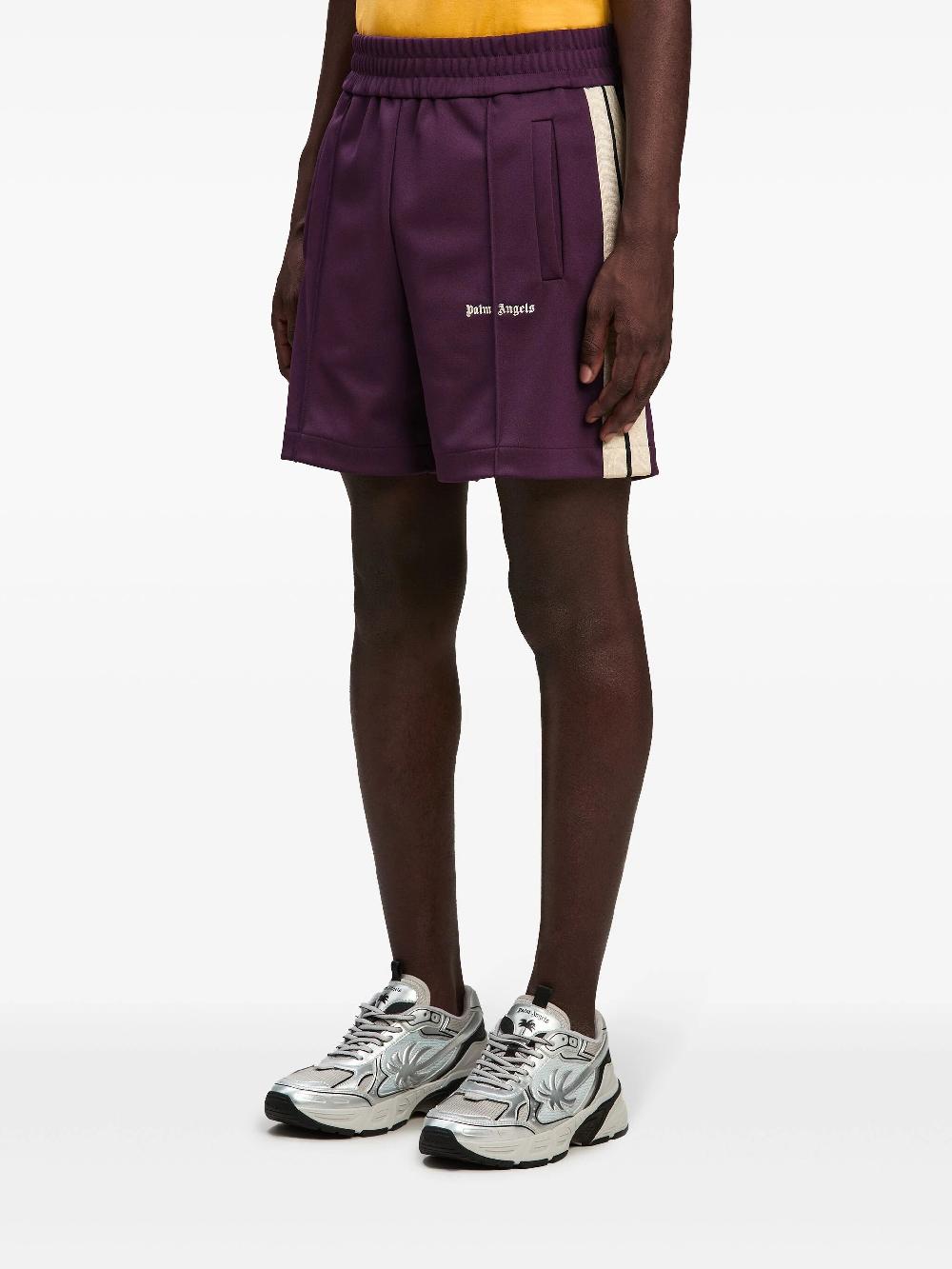 PALM ANGELS Classic Logo Track Shorts