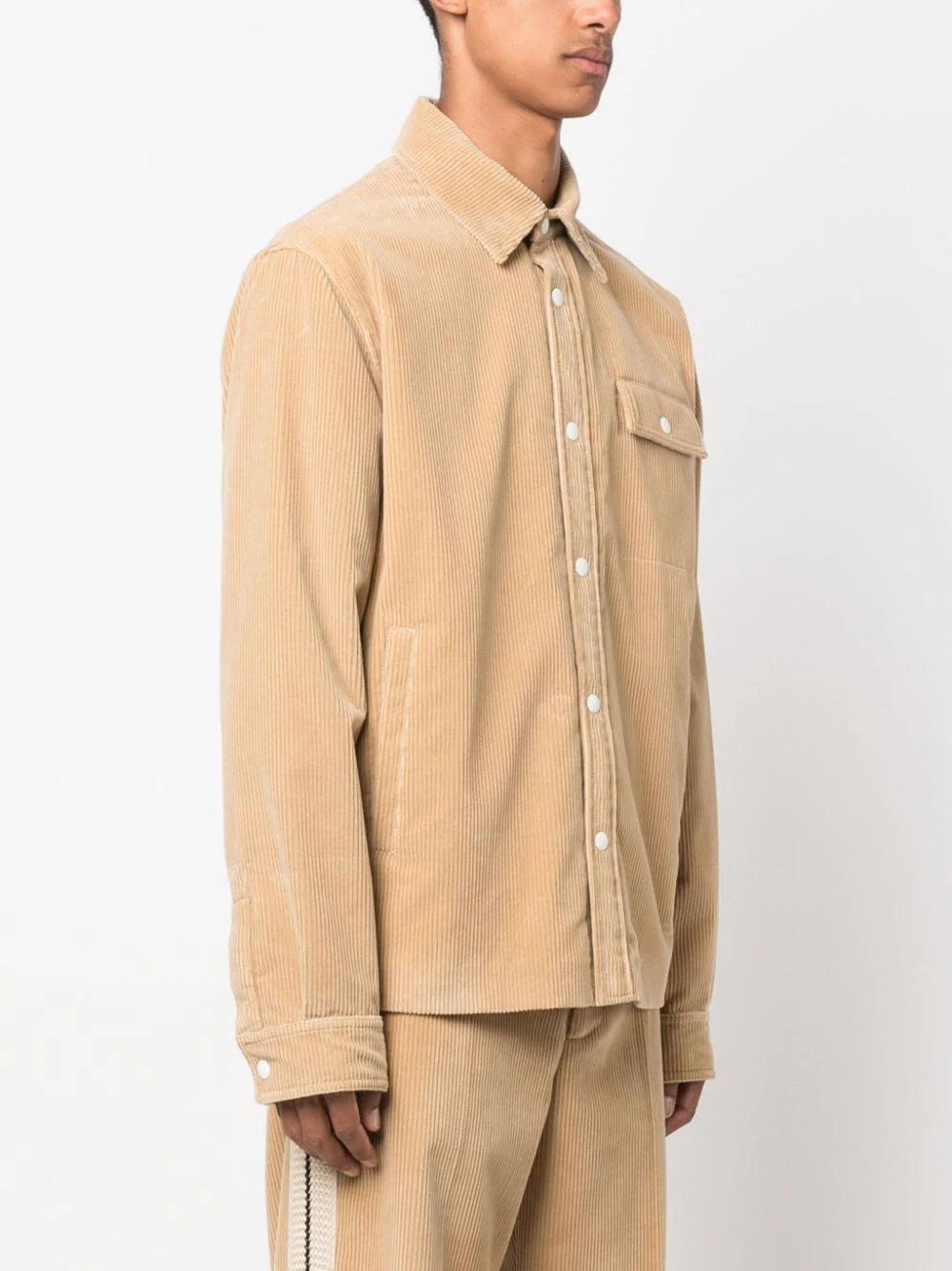 PALM ANGELS Corduroy Suit Tape Shirt