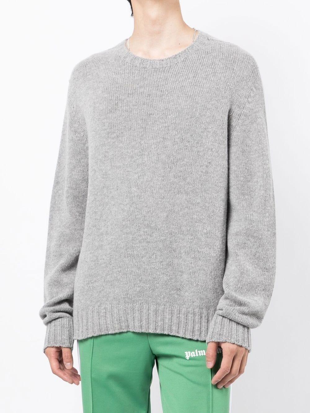 PALM ANGELS Curved Logo Sweater