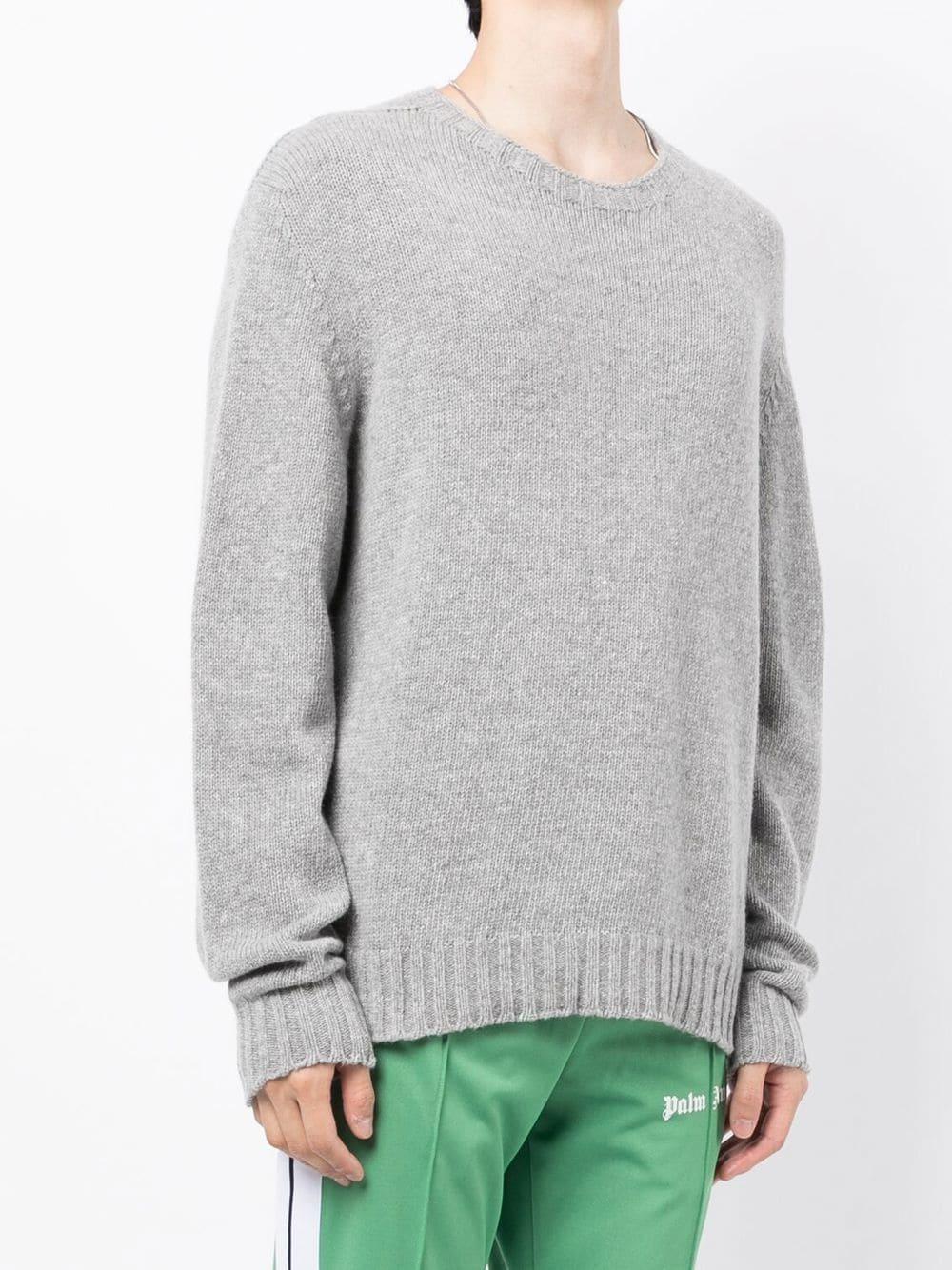PALM ANGELS Curved Logo Sweater