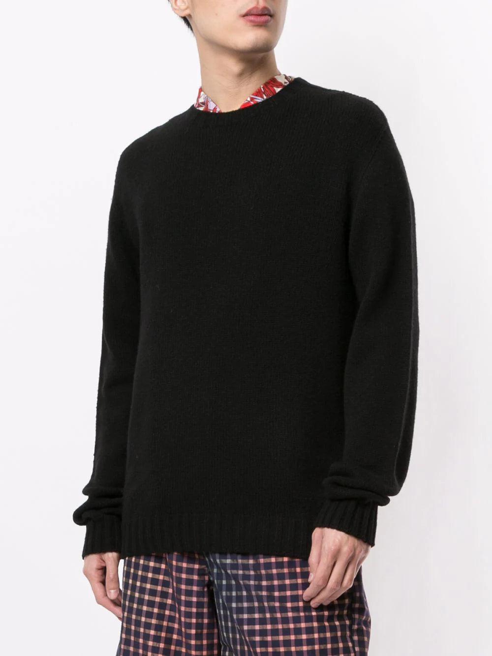 PALM ANGELS Curved Logo Sweater