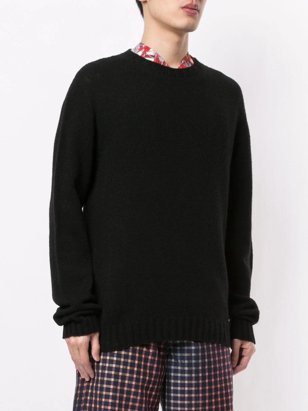 PALM ANGELS Curved Logo Sweater