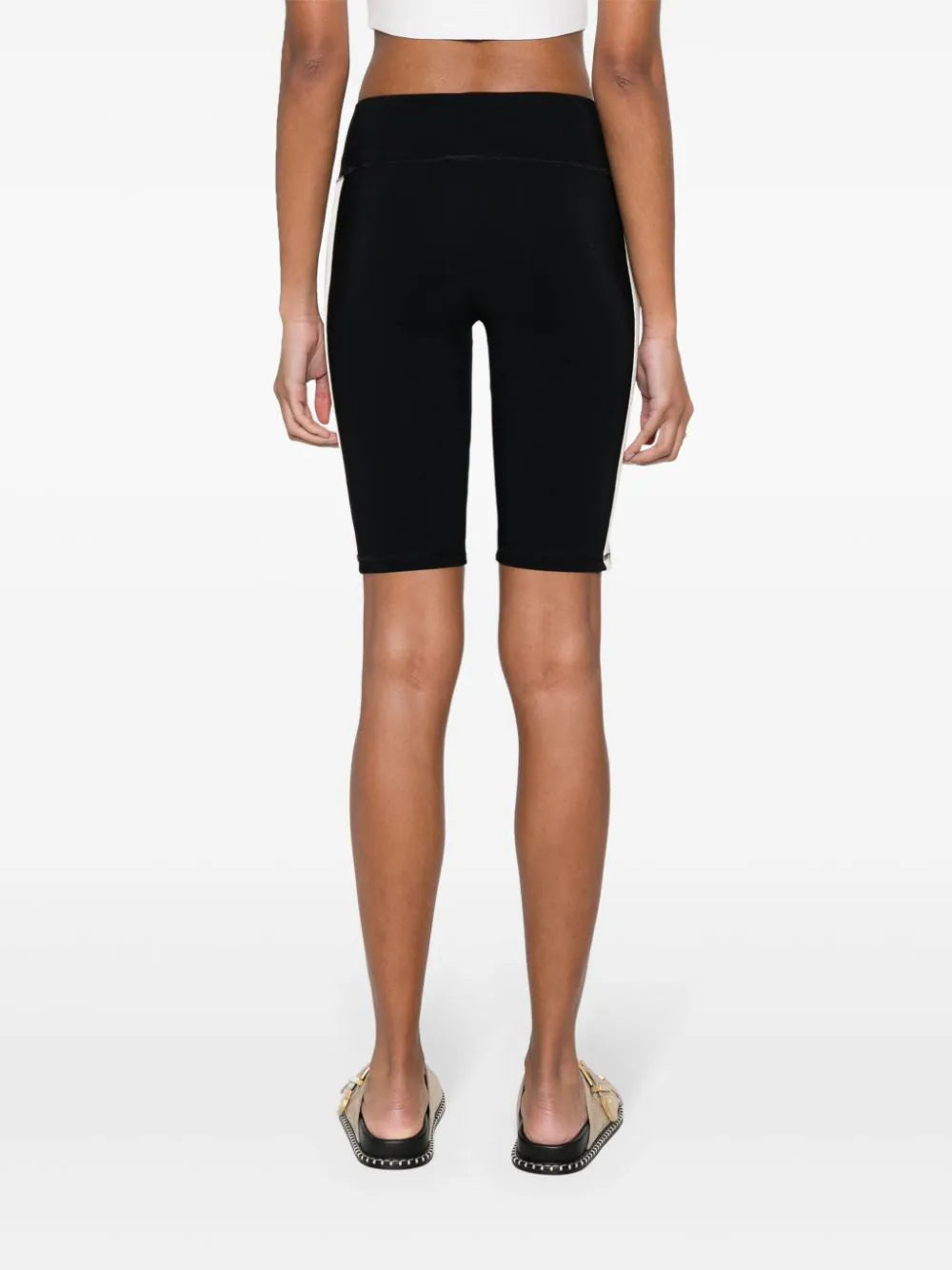 PALM ANGELS Cyclist Track Shorts With Print