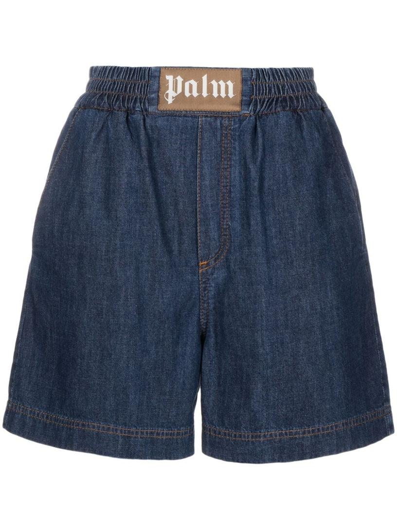 PALM ANGELS Denim boxer shorts