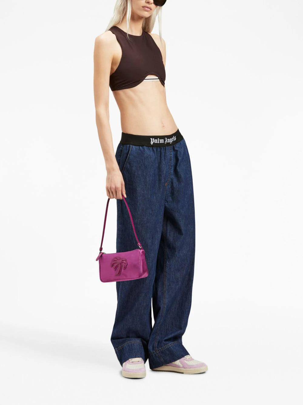 PALM ANGELS Denim Pajama Pants