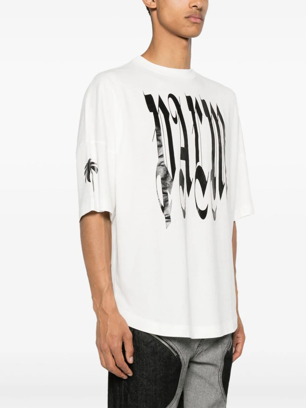 PALM ANGELS Gothic Logo Over T-shirt