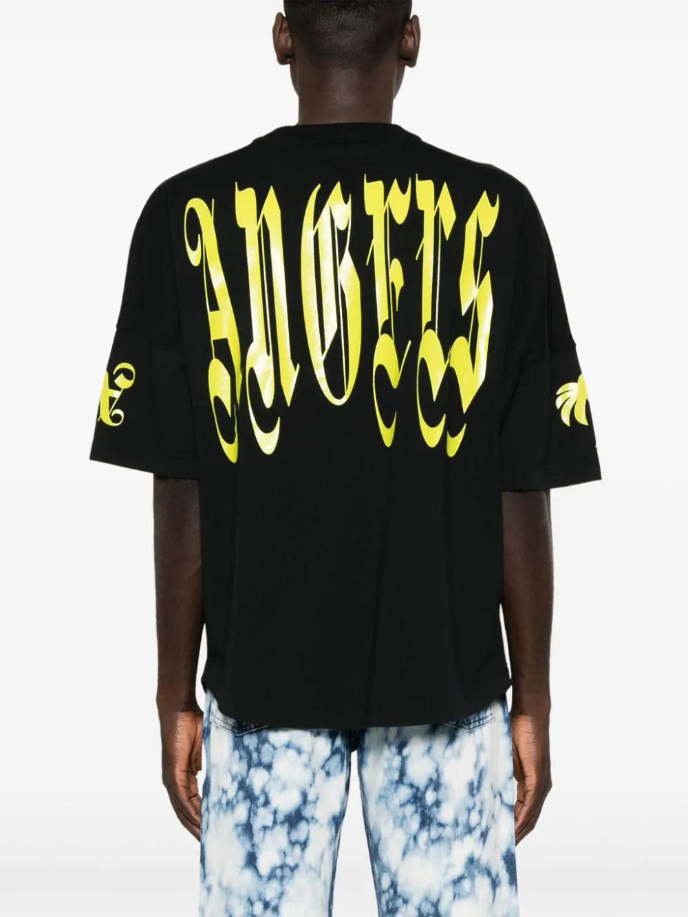 PALM ANGELS Gothic Logo Over T-shirt