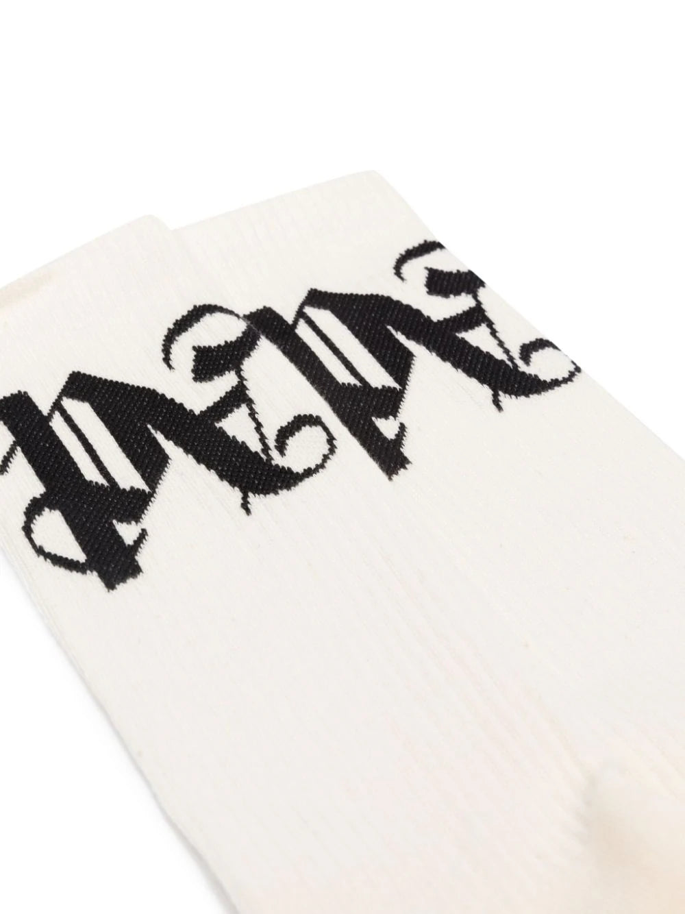 PALM ANGELS Gothic Logo Socks