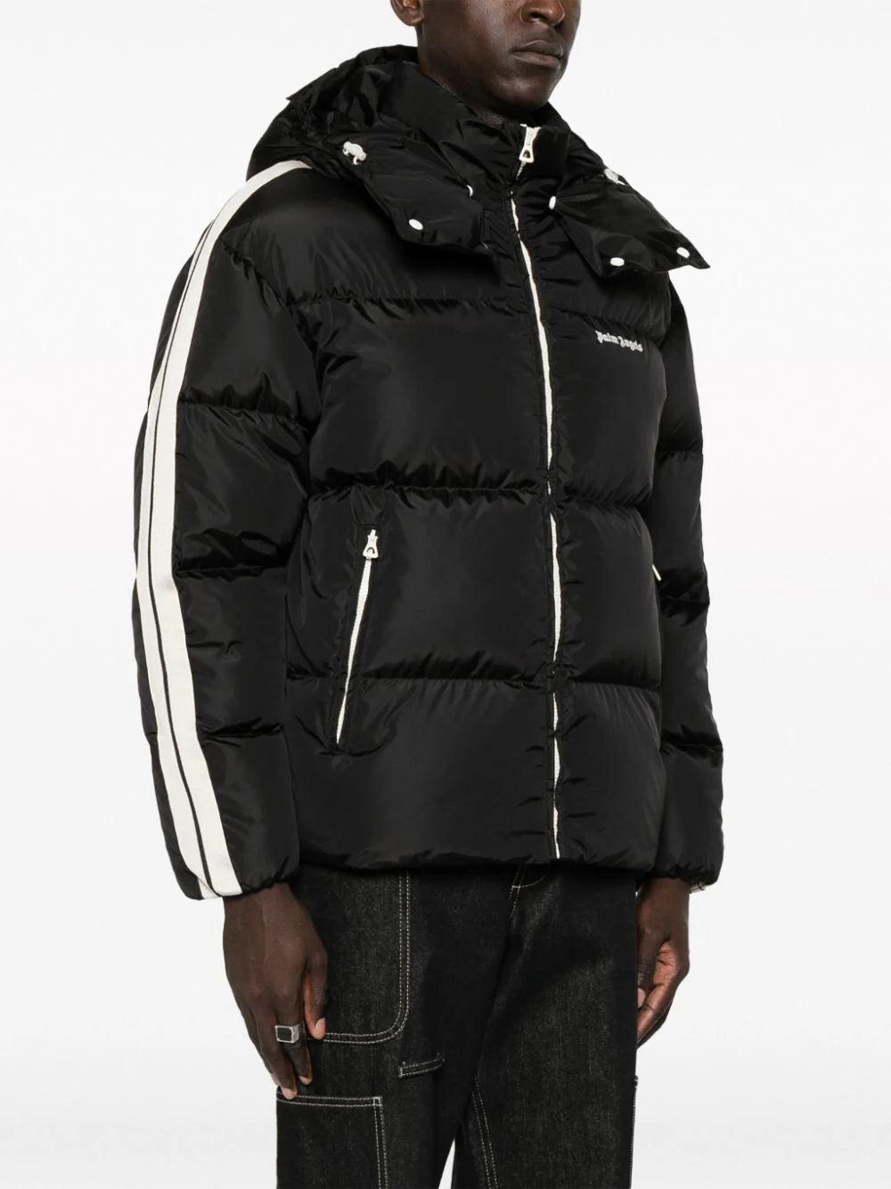 PALM ANGELS Hooded Track Down Jacket