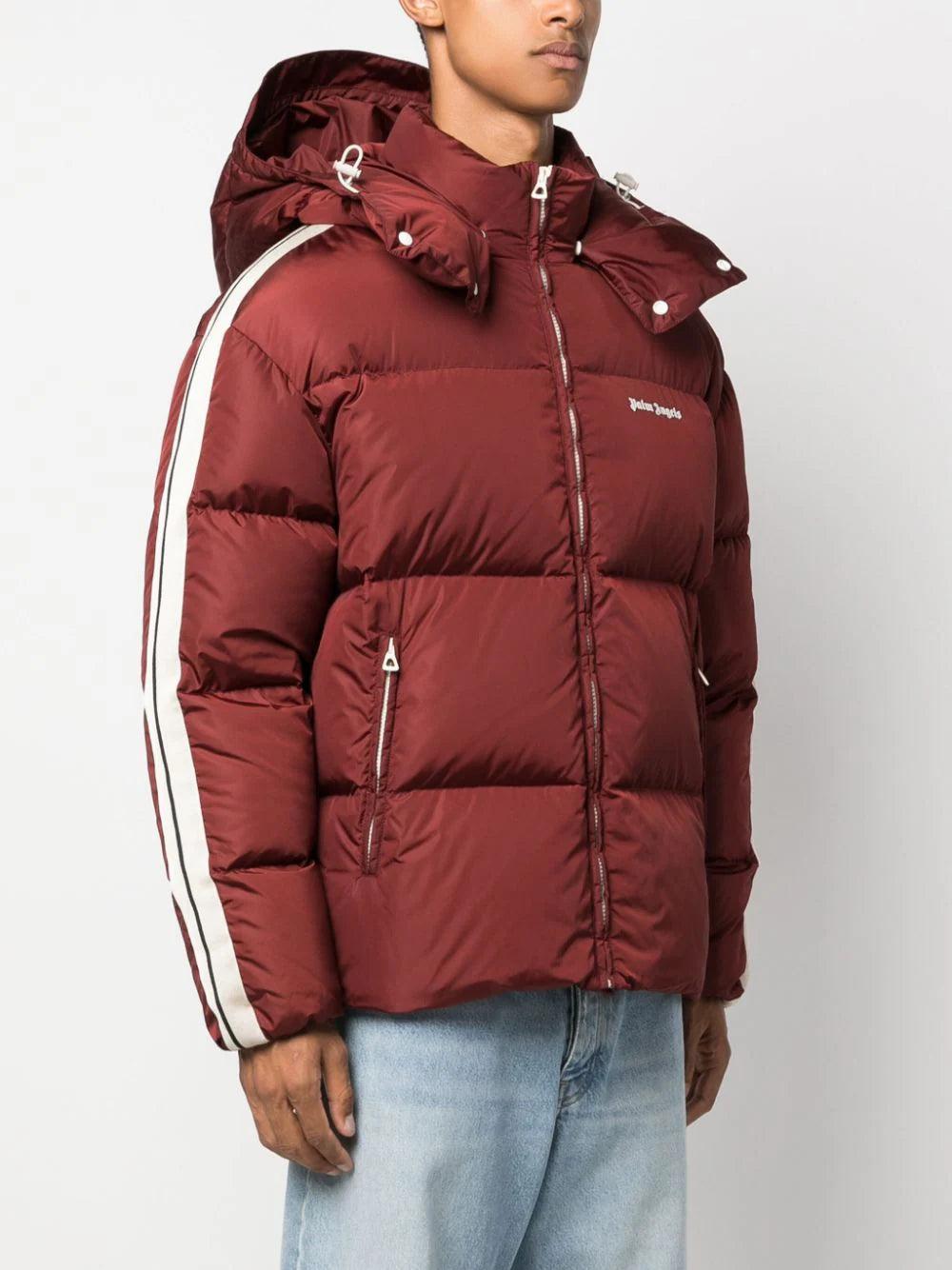 PALM ANGELS Hooded Track Down Jacket