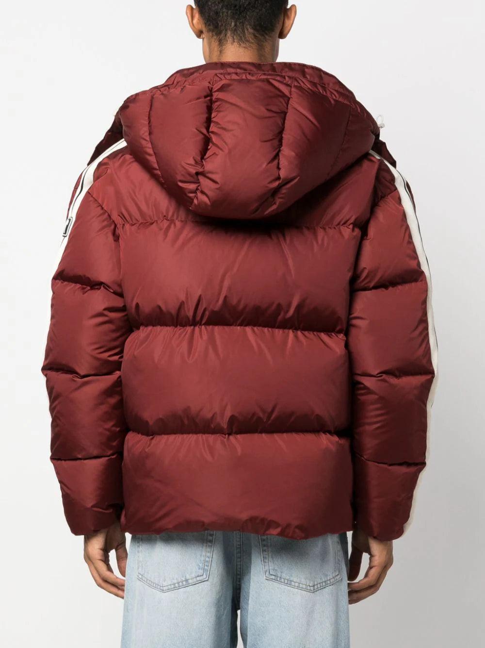 PALM ANGELS Hooded Track Down Jacket