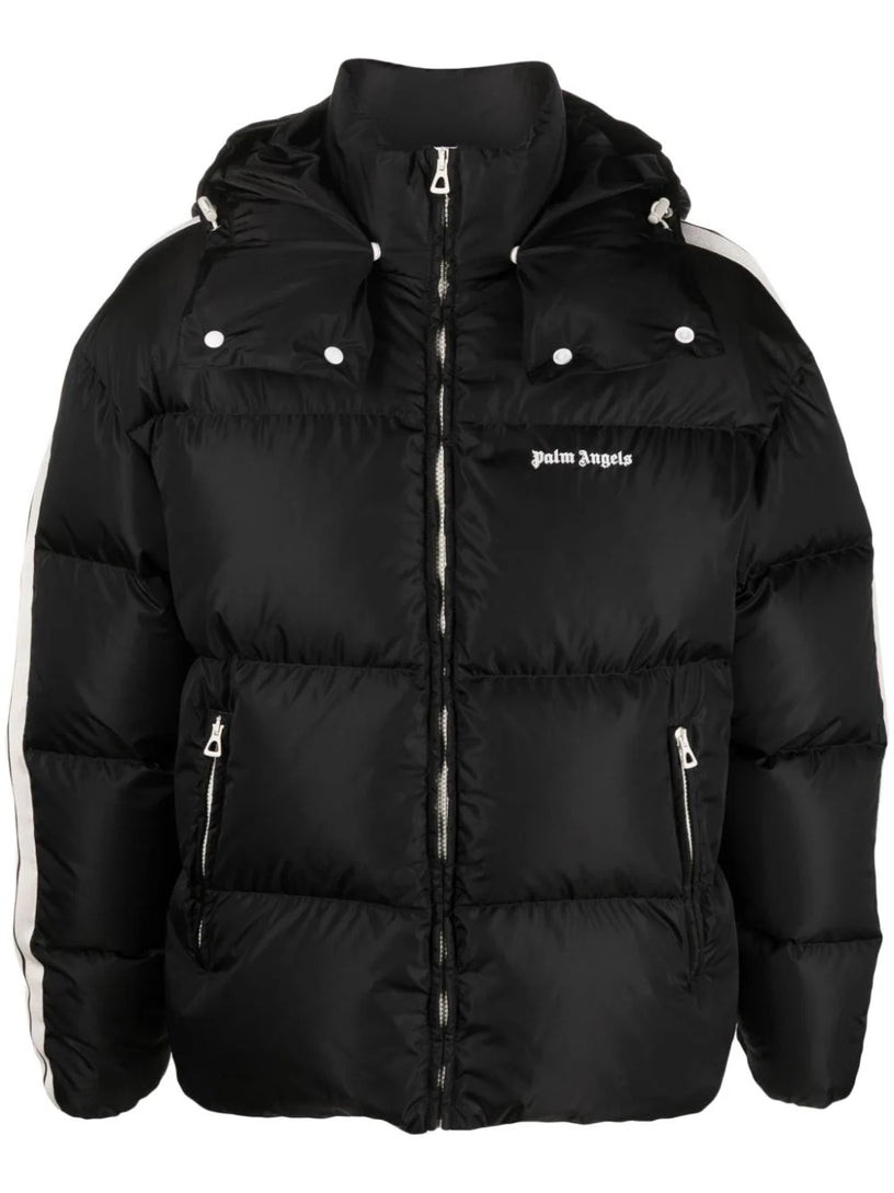 PALM ANGELS Hooded track down jacket