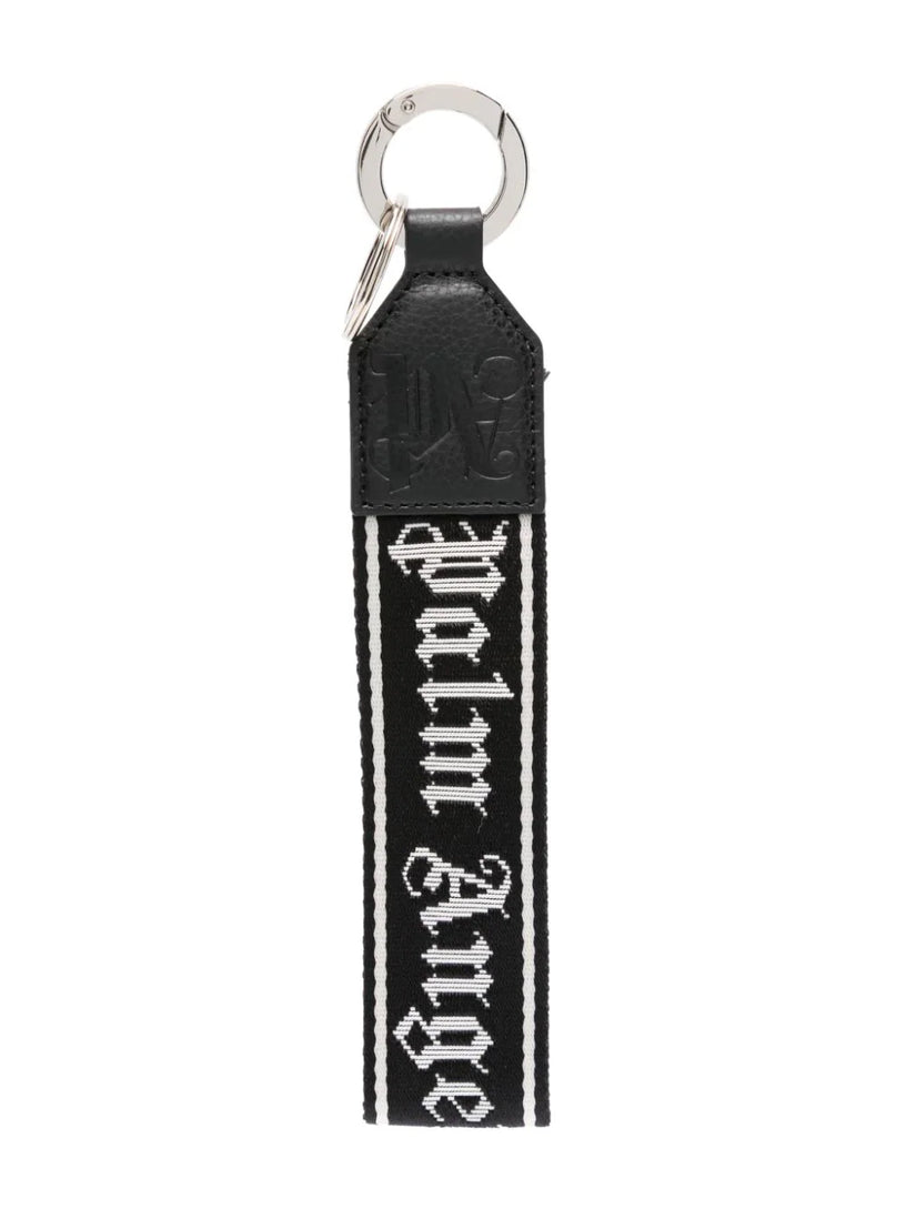 PALM ANGELS Key ring with jacquard logo