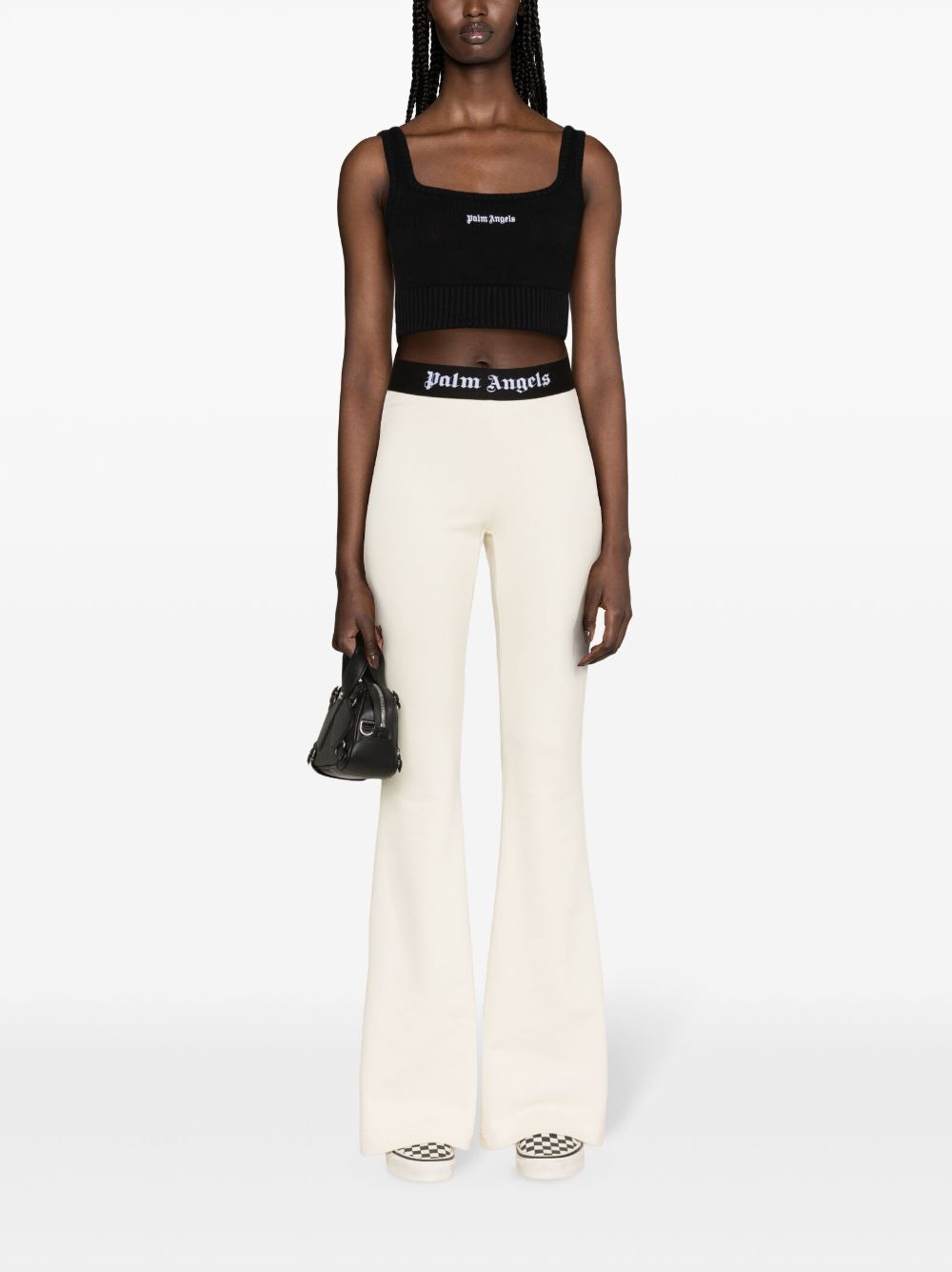 PALM ANGELS Knitted Top With Logo