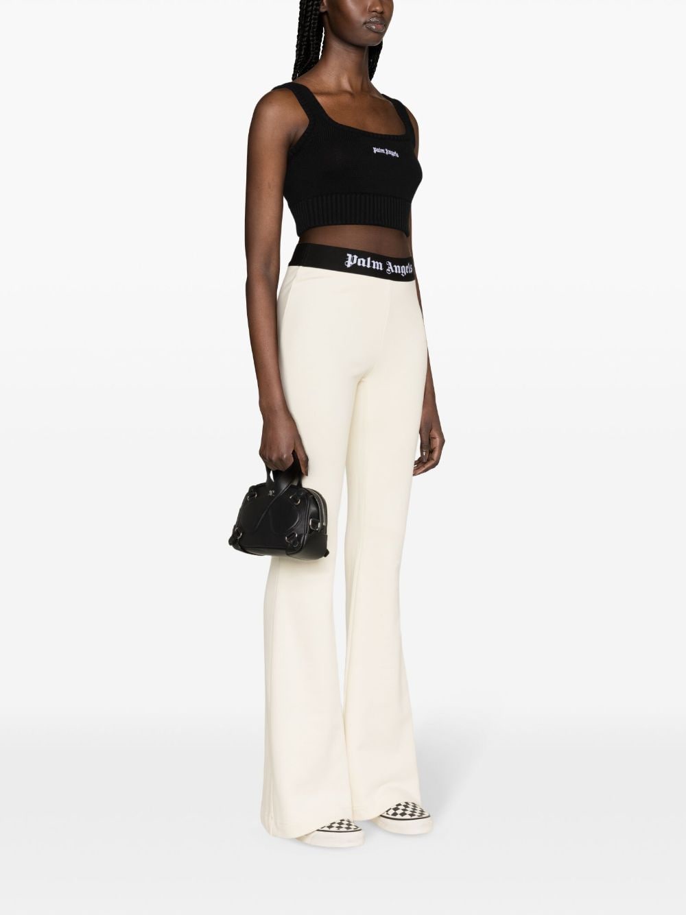 PALM ANGELS Knitted Top With Logo