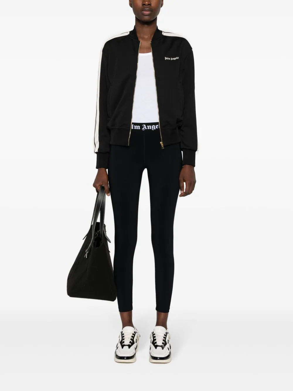 PALM ANGELS Leggings With Logoed Band