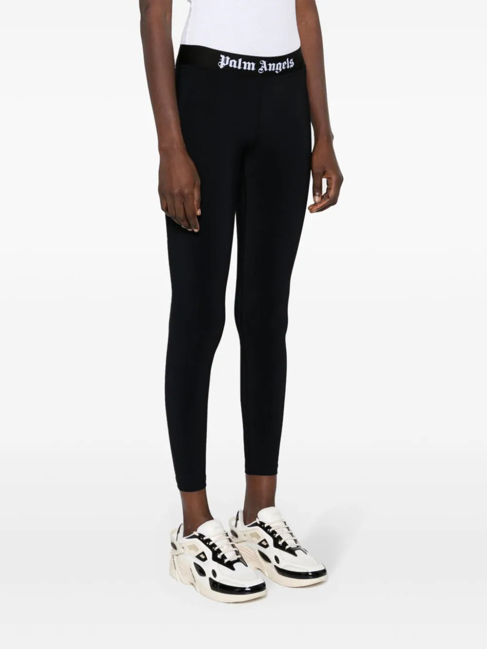 PALM ANGELS Leggings With Logoed Band
