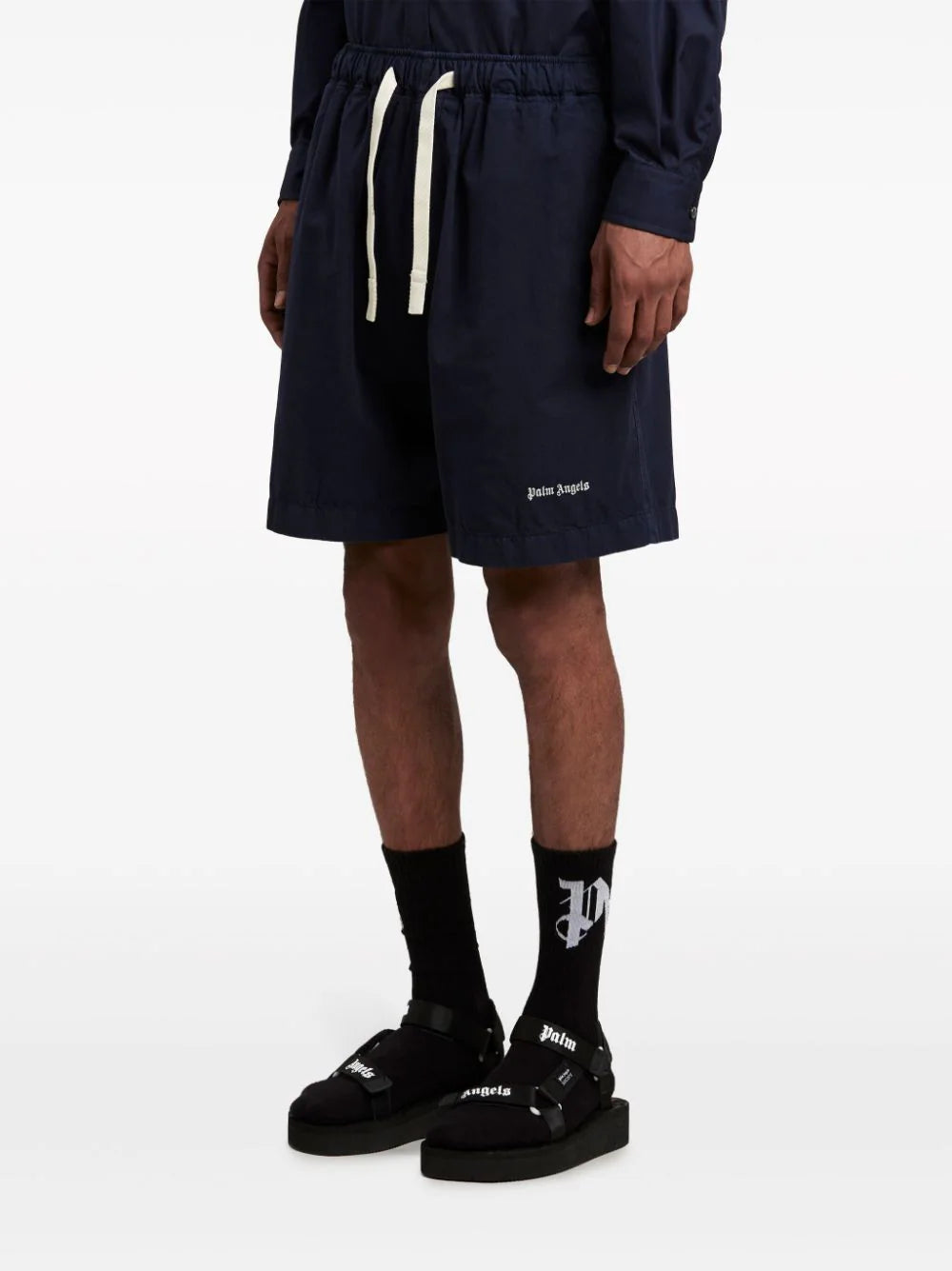 PALM ANGELS Logo Bermuda