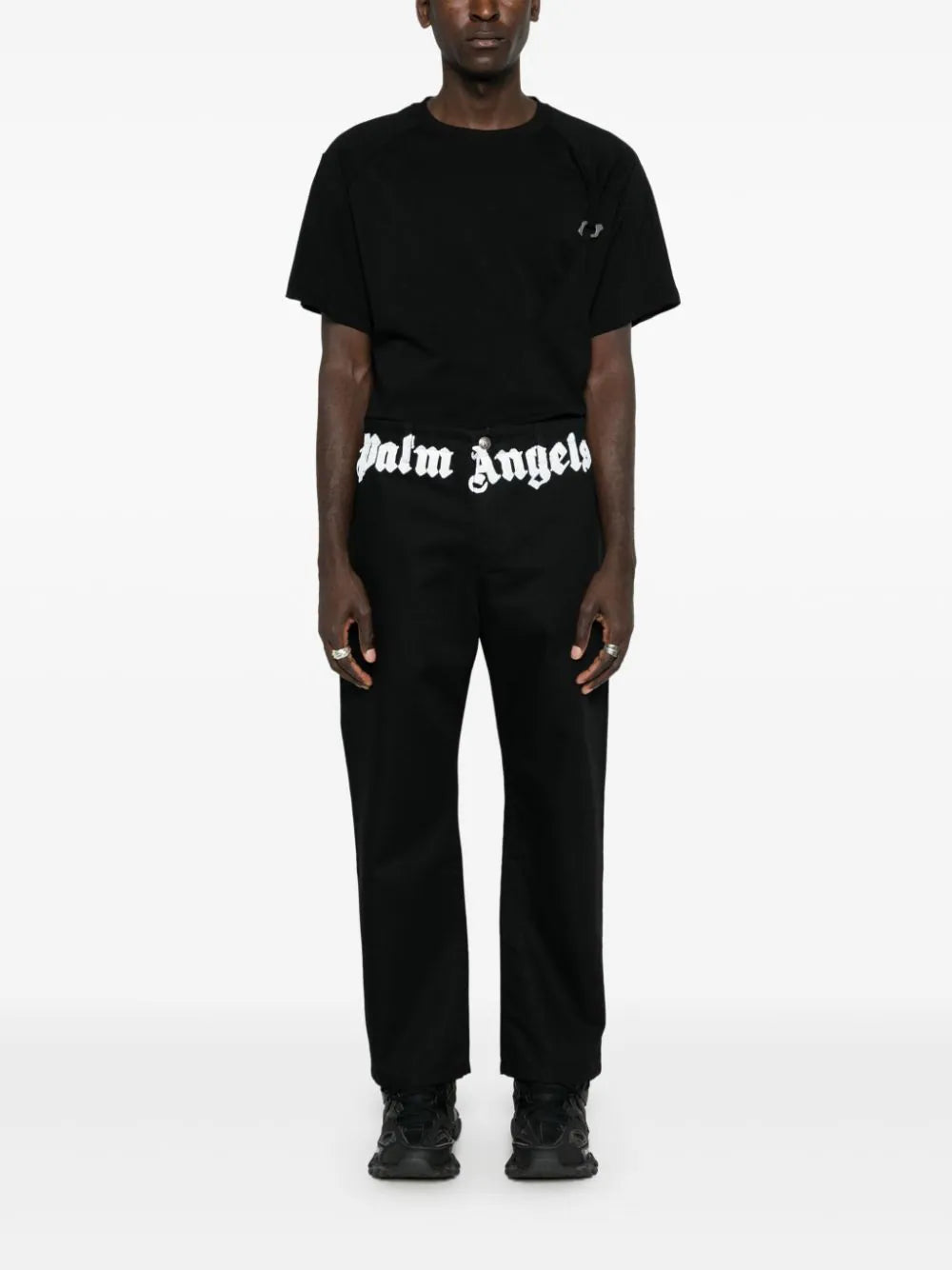 PALM ANGELS Logo Chino Pants