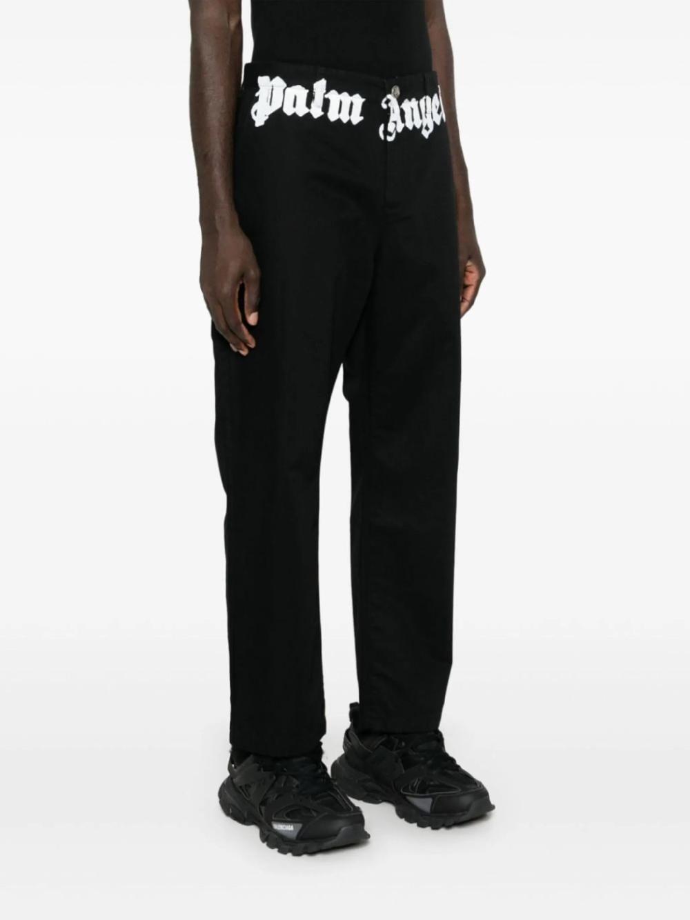 PALM ANGELS Logo Chino Pants