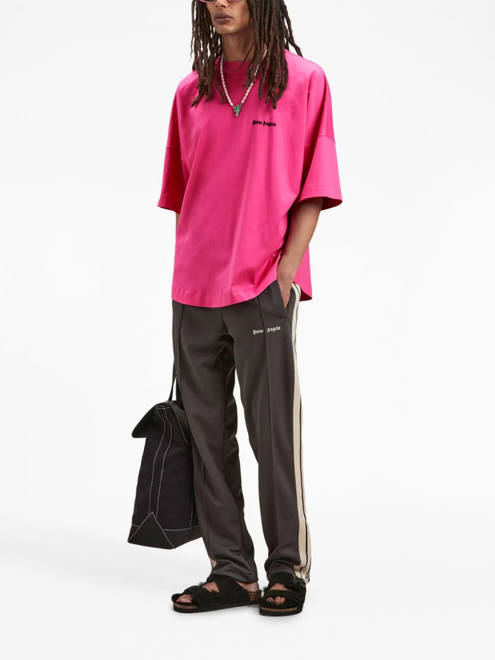 PALM ANGELS Logo Over T-shirt
