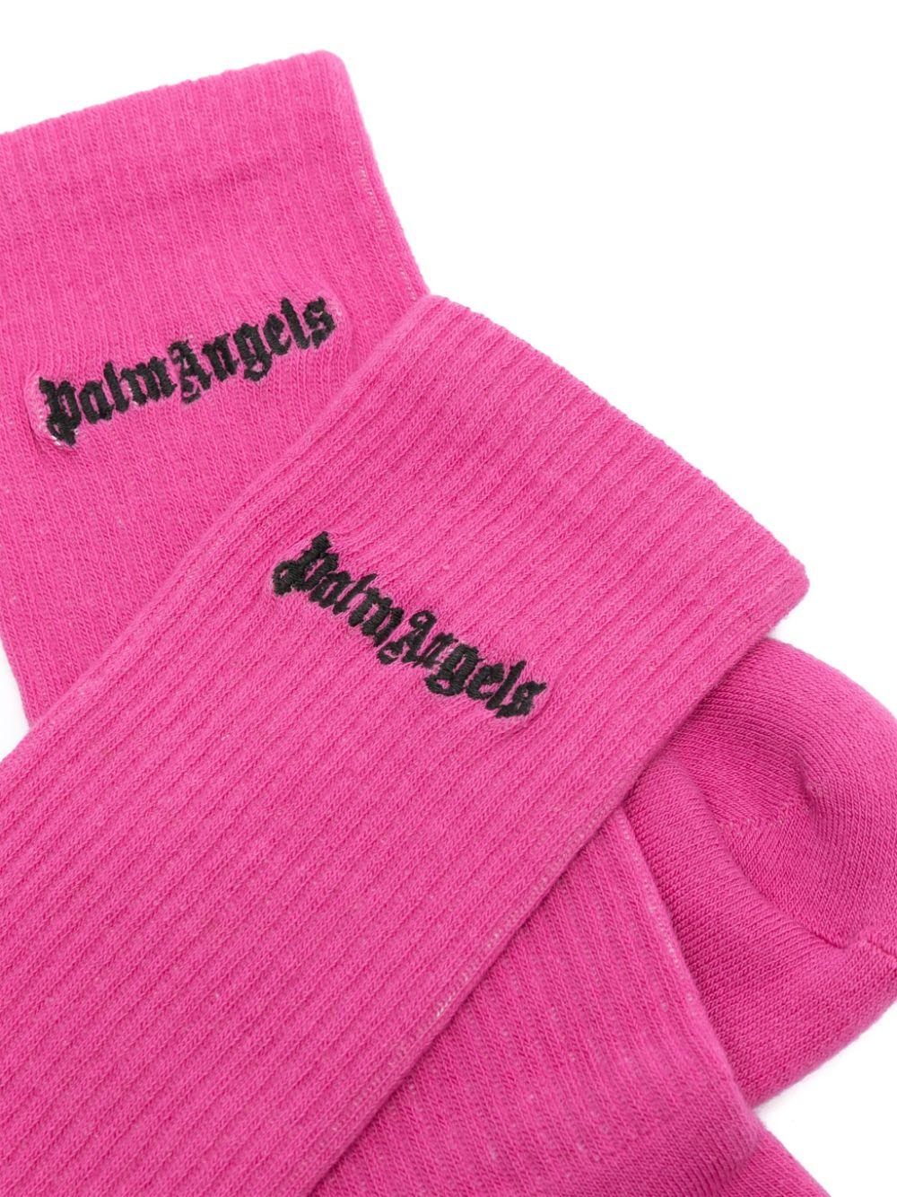 PALM ANGELS Logo Socks