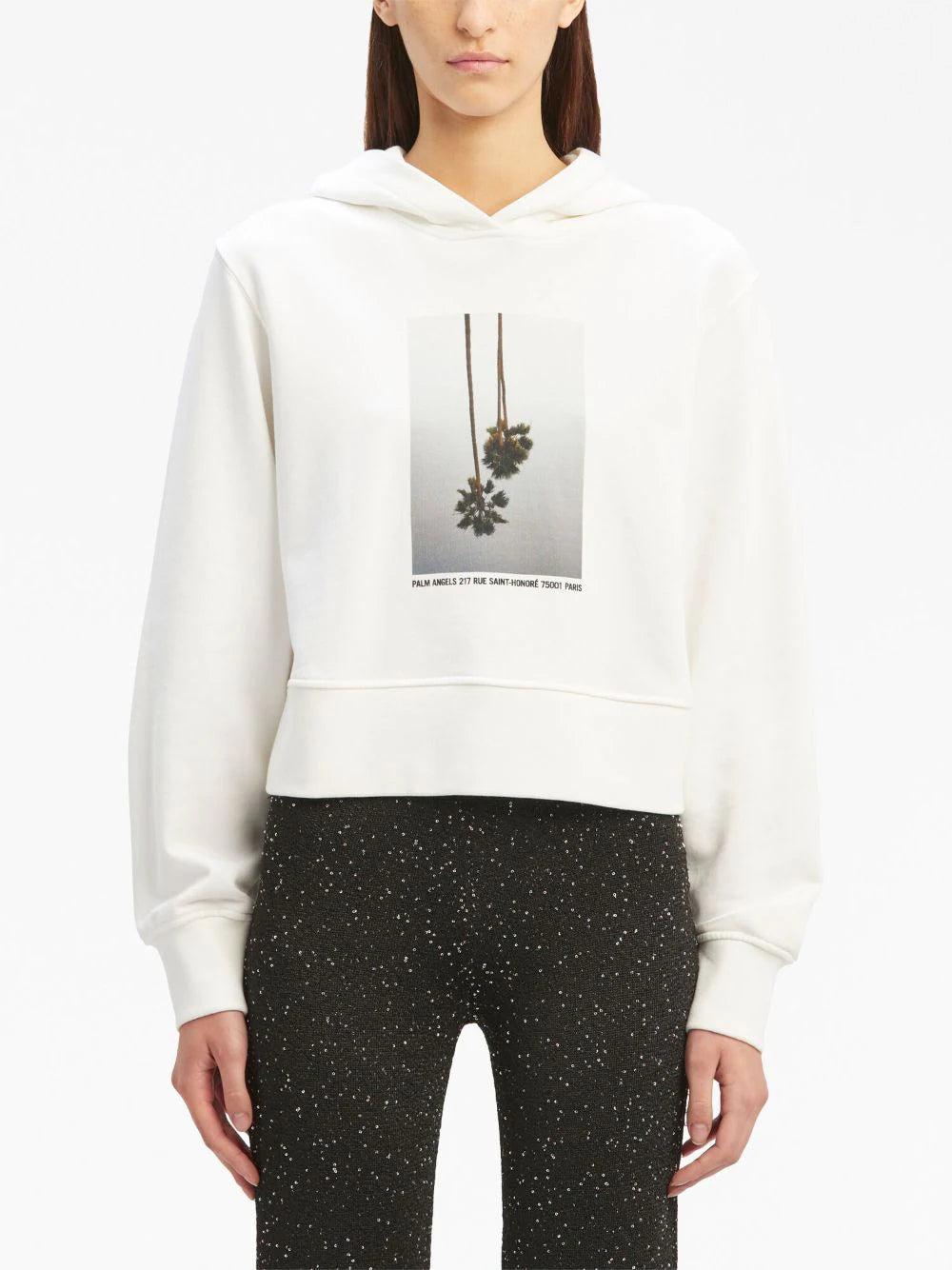 PALM ANGELS Mirage Fitted Hoodie