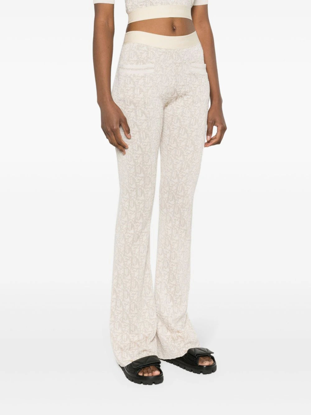 PALM ANGELS Monogram Knit Trousers