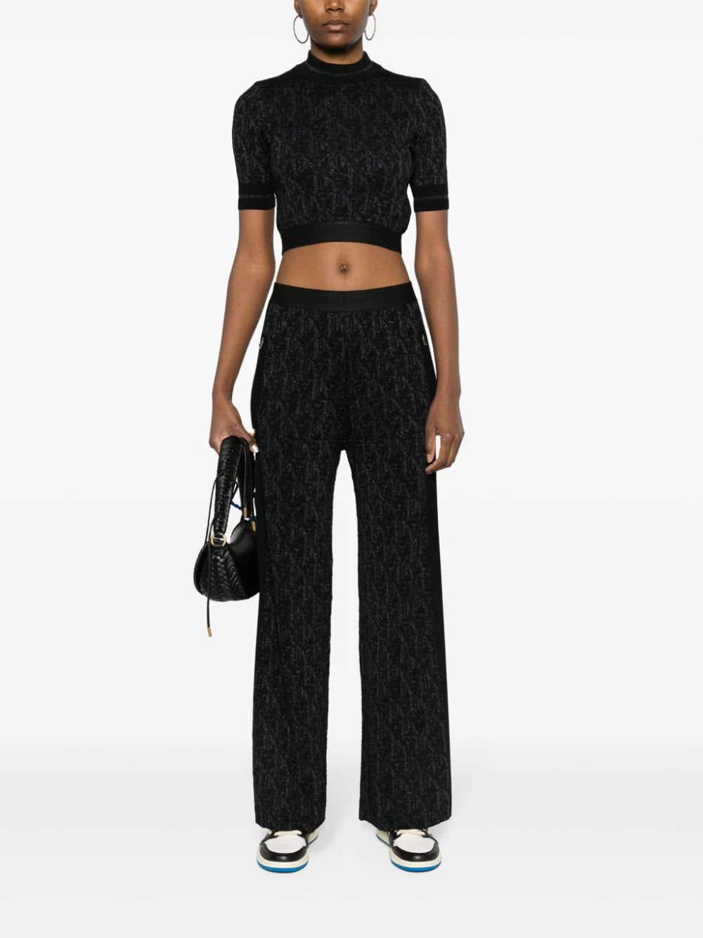 PALM ANGELS Monogram Knit Trousers