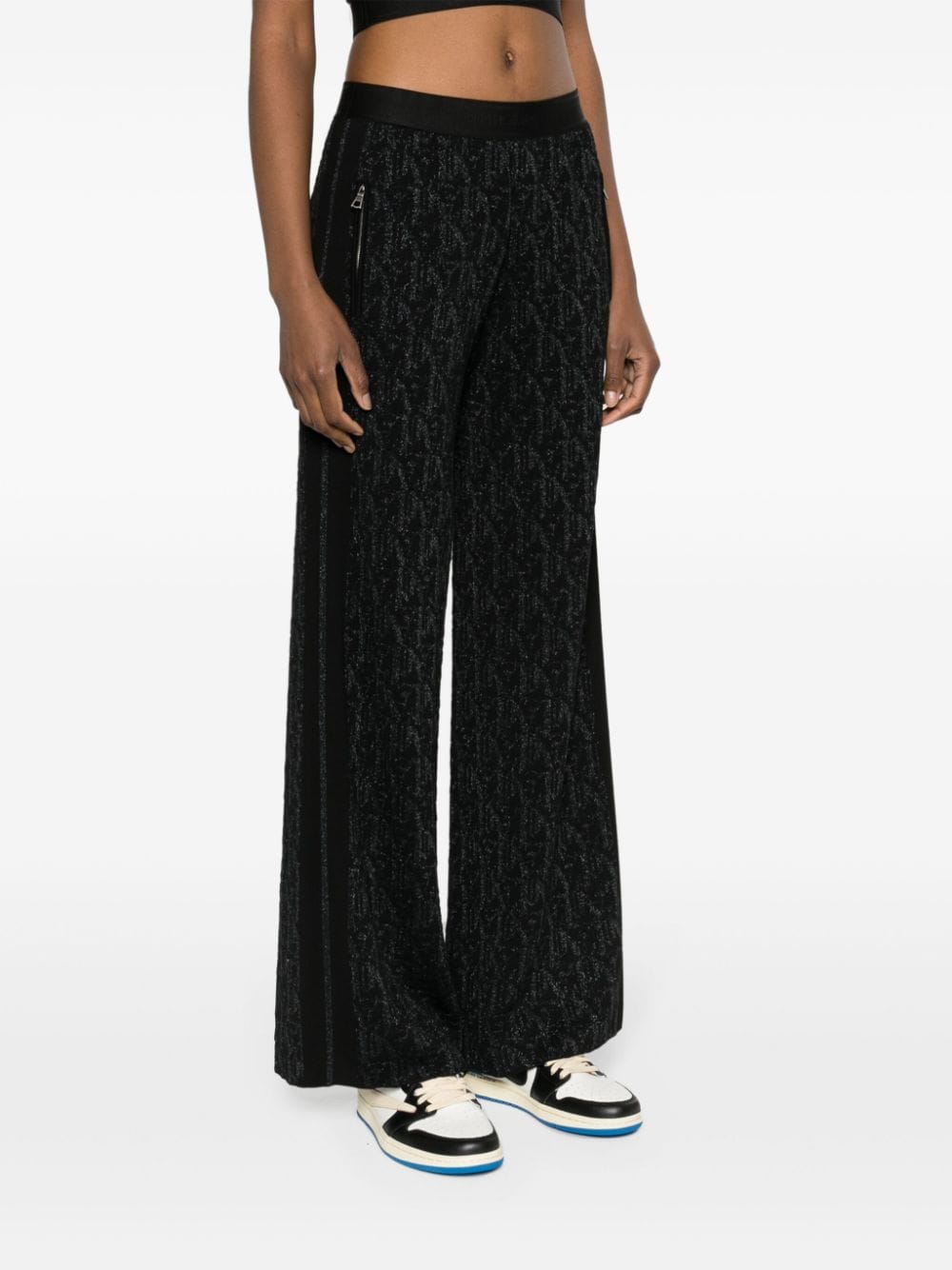 PALM ANGELS Monogram Knit Trousers