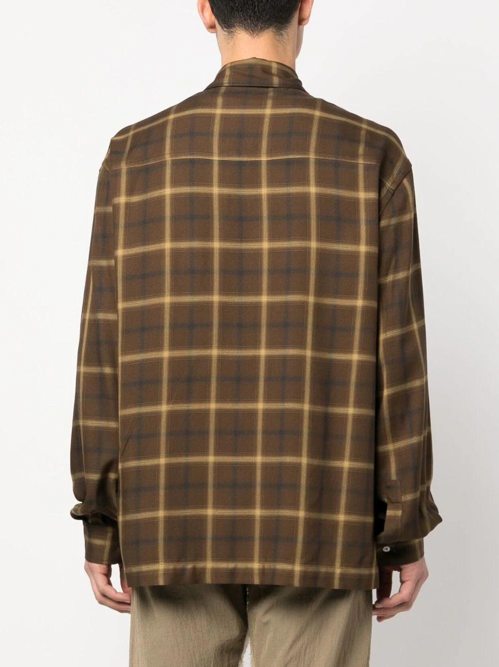 PALM ANGELS Monogram Long Sleeved Shirt